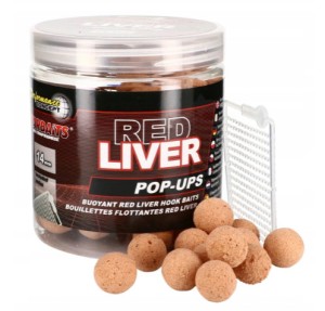 Kulki STARBAITS Concept Red Liver Pop-Ups 14mm.